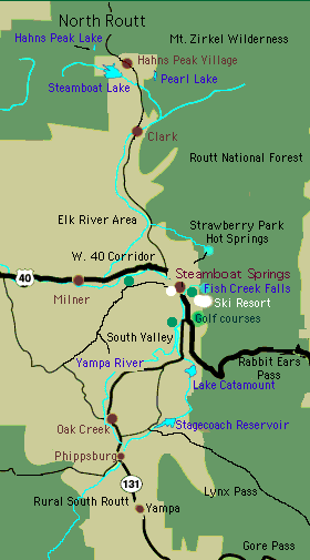 Steamboat Fine Homes area map Steamboat Springs real estate